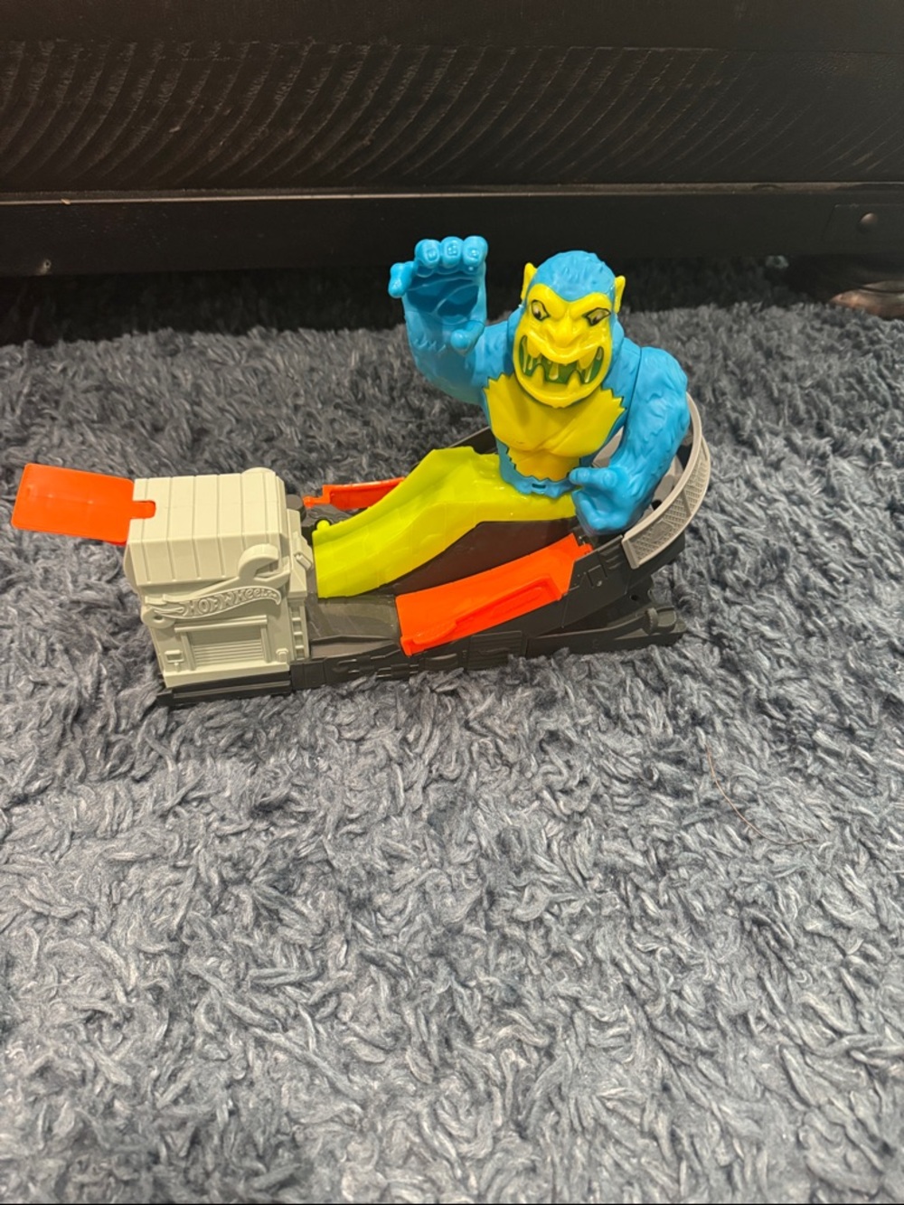 Blue and Yellow Monster Slide Vehicle Playset - Kids Toys
